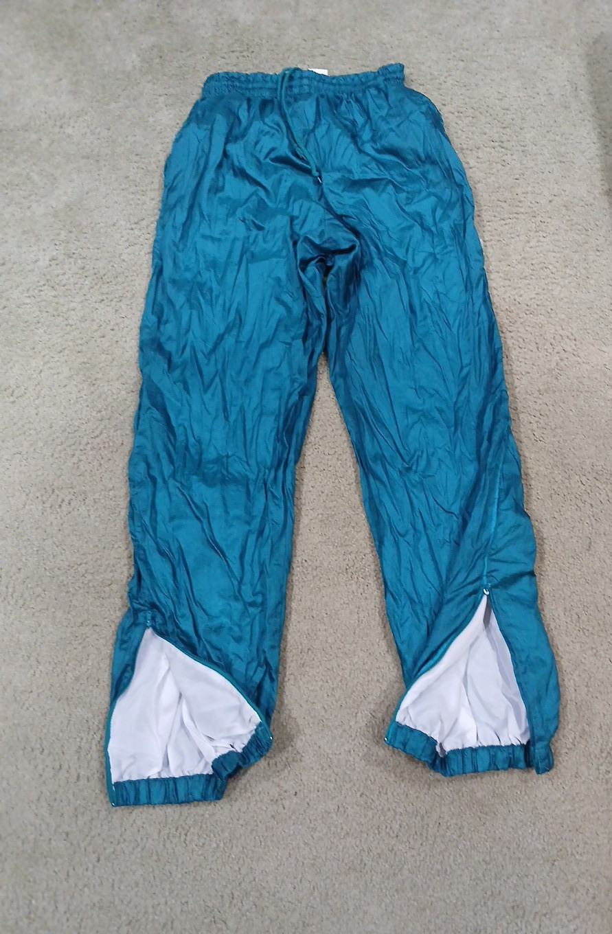 Vtg 80s 90s Honors Track Suit M Windbreaker Jacket Pants Retro Colorblock Geo