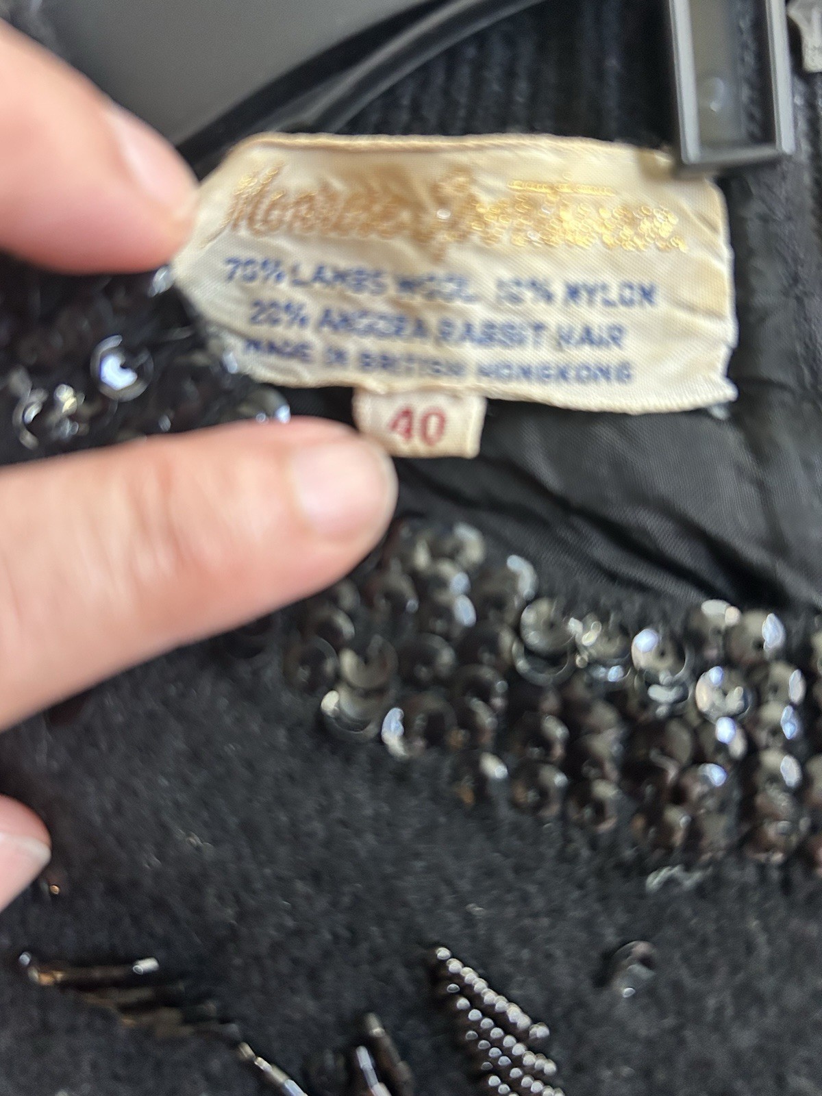 Vintage 1950’s Marchesa Angora and Lambs Wool Sweater