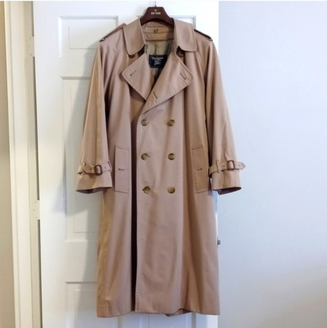 💎40L VTG Burberry💎 – Men’s Classic Trench Coat w/Removeable Lining