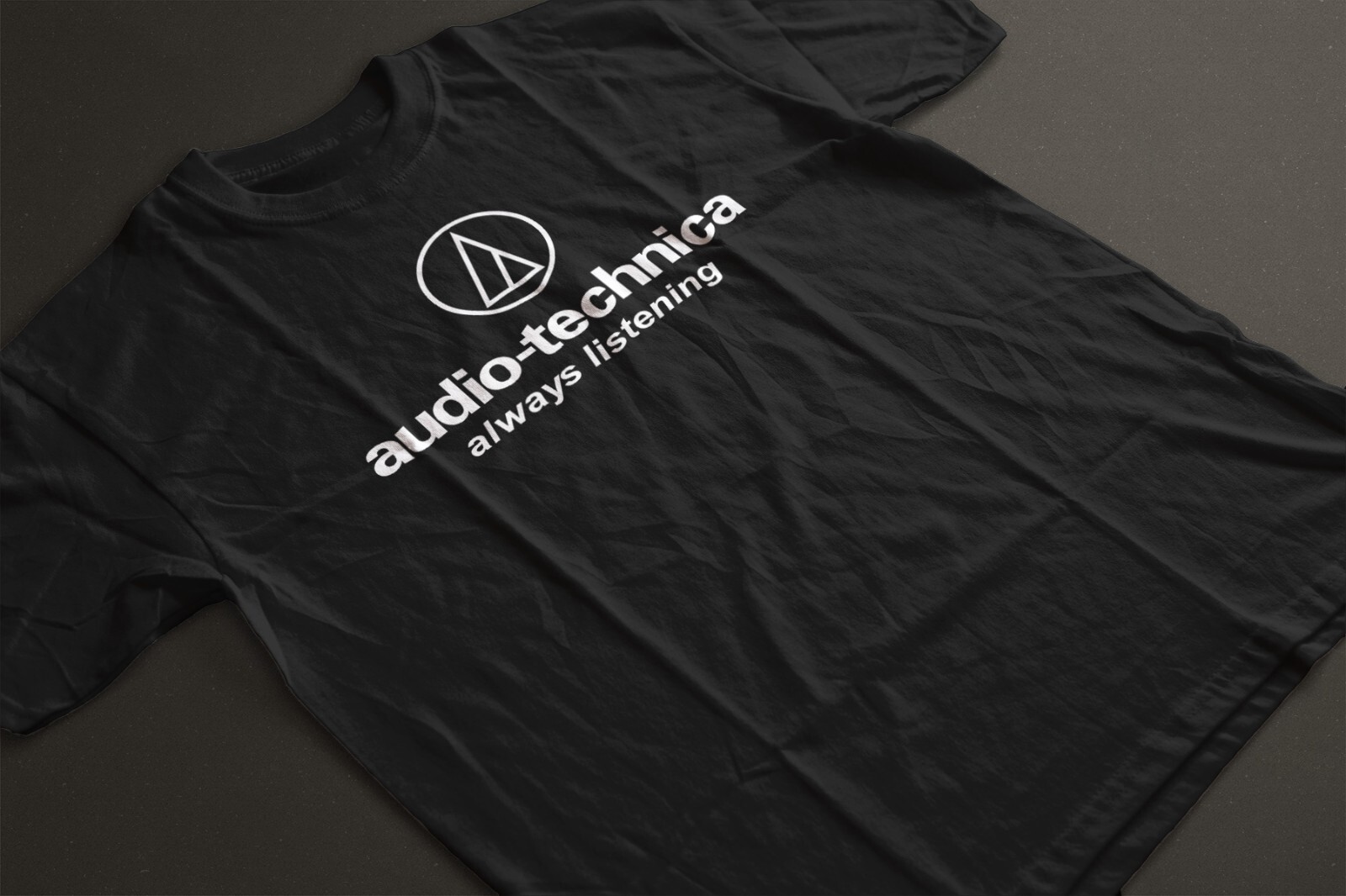 Audio Technica Men’s Black T-Shirt Sizes S M L XL 2XL 3XL 4XL 5XL