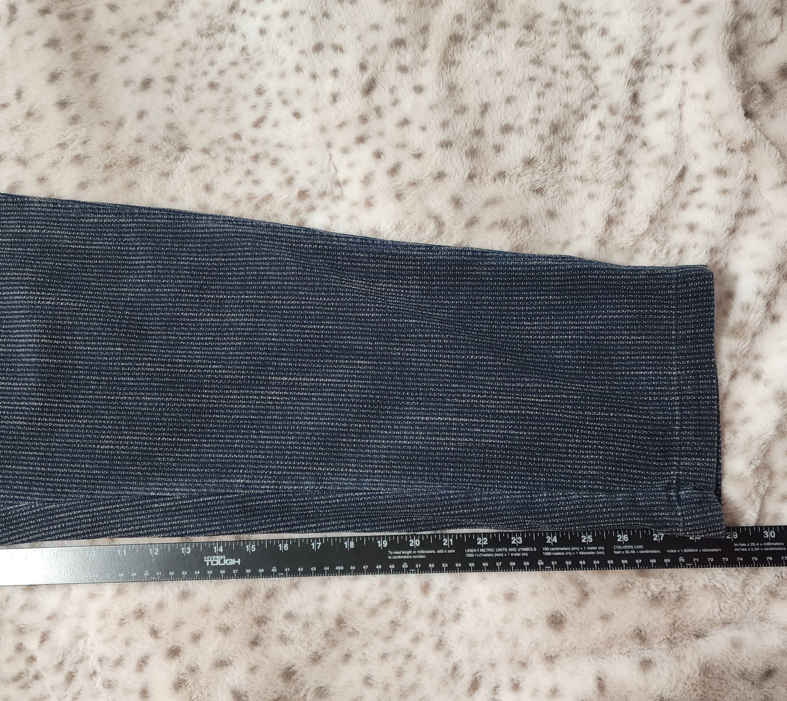 Vintage Dr Collectors Teddy Forever Blue Striped Cotton Pants Size Medium