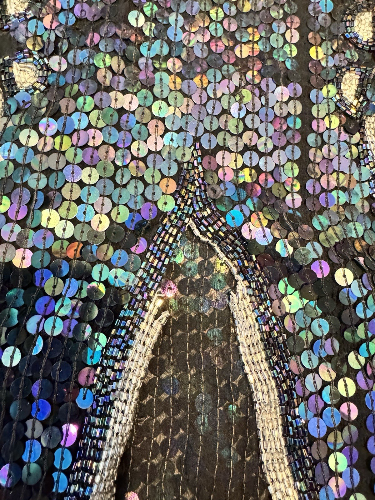 Beaded Sequin Top Vintage 1980’s XS