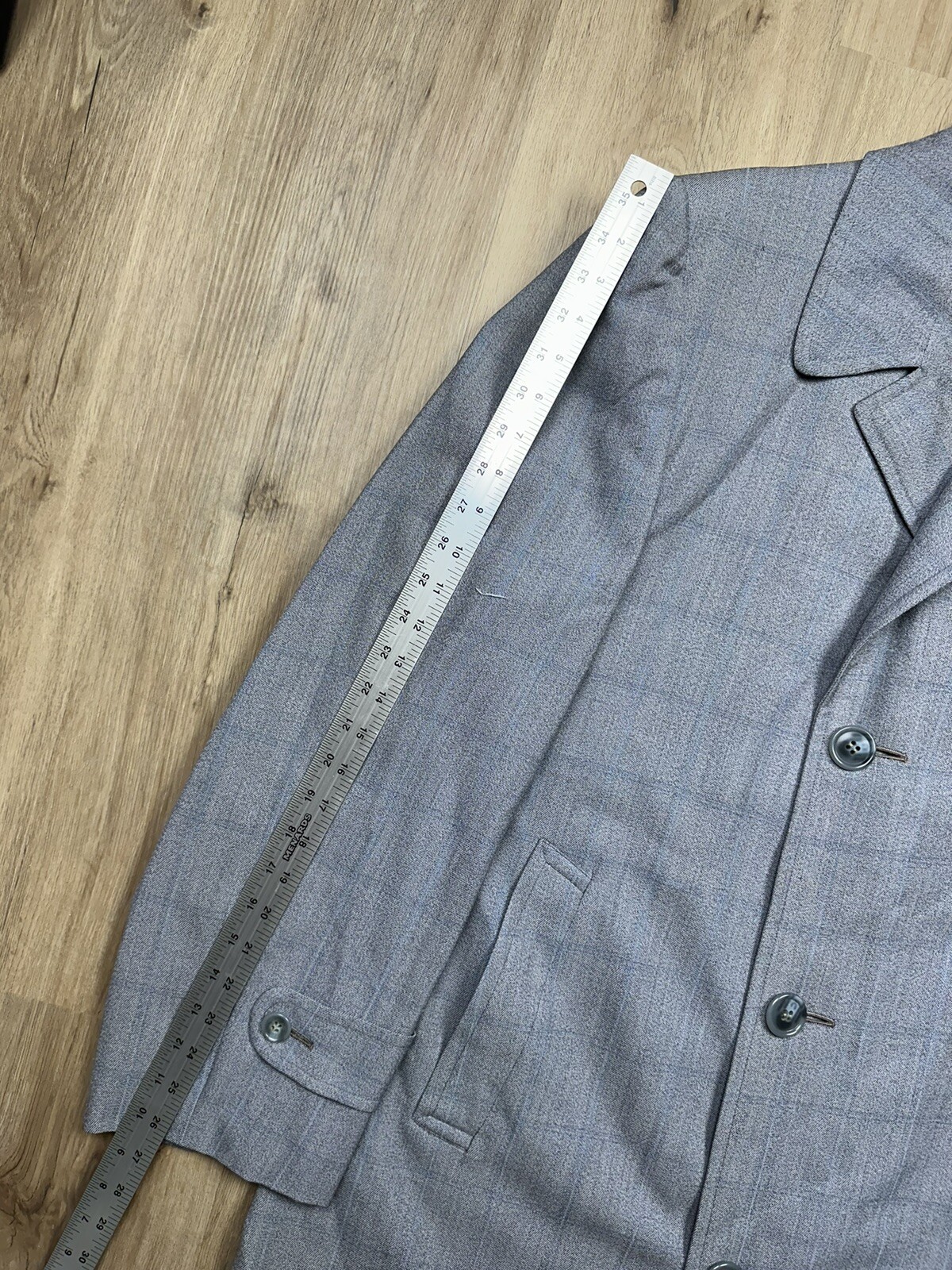 50s VINTAGE Hyde Park Clothes Bespoke Overcoat Size 44 Men’s Formal Tailored