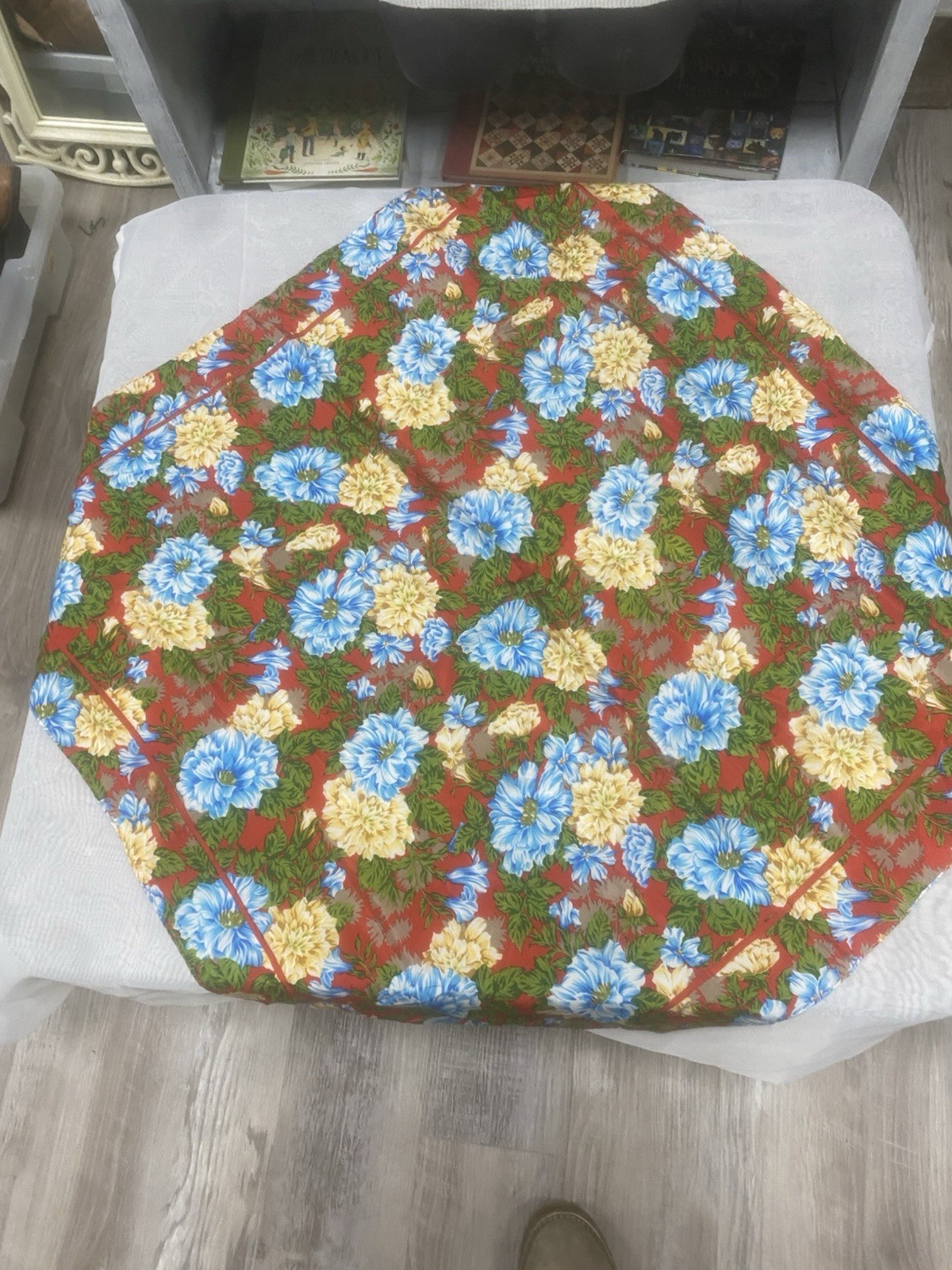 Vintage Echo Club 7 Silk Scarf