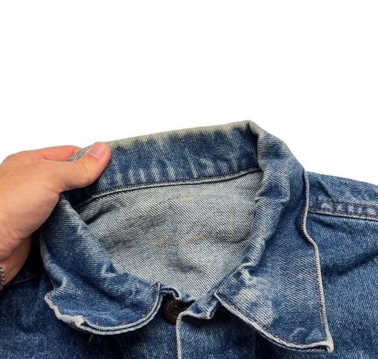 1970’s Levi’s Denim Trucker Jacket 2 Pocket 70505 Medium USA Made Type 3 III e