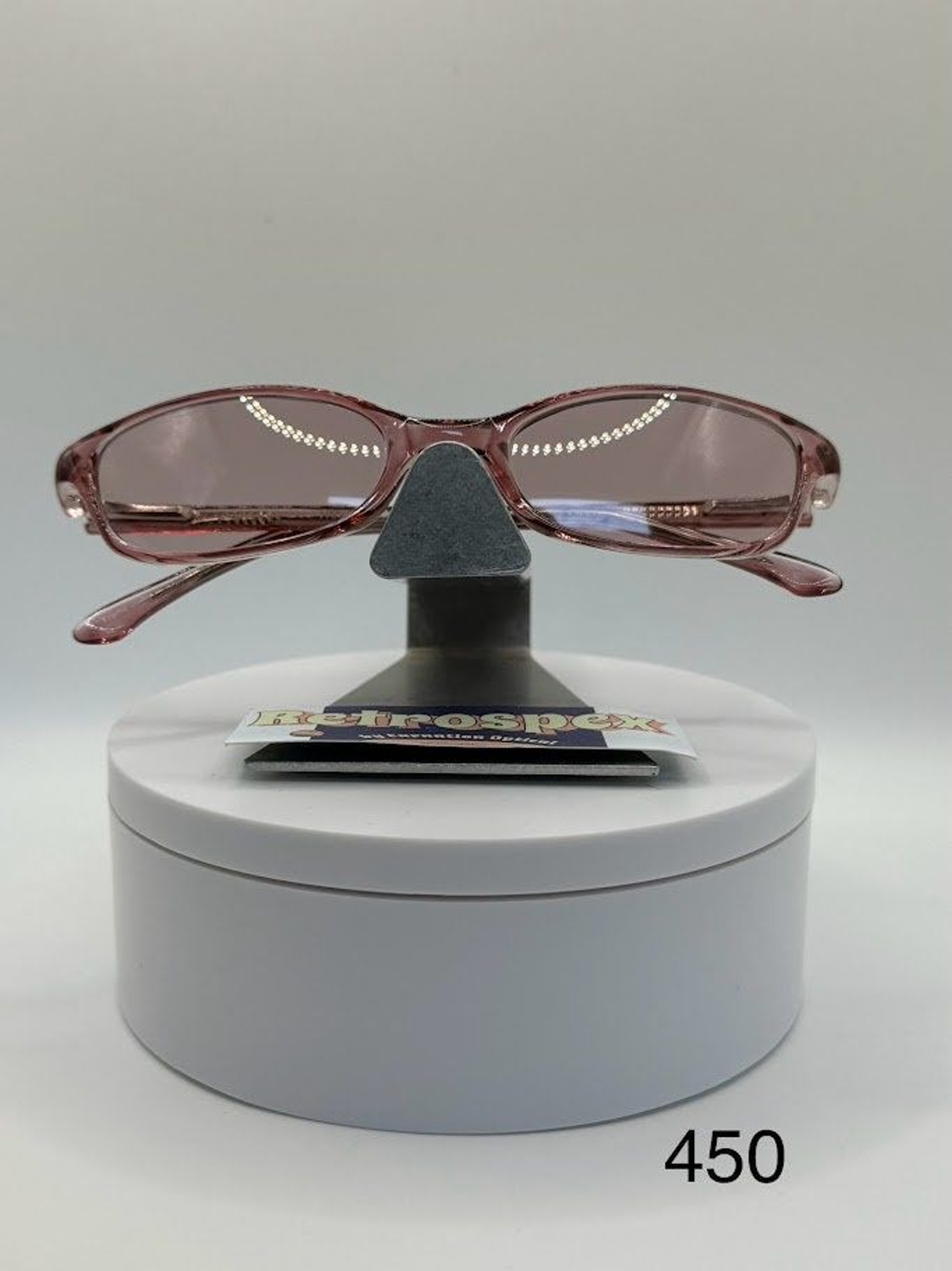 Vintage Y2K Sunglasses | NOS | Narrow Monochrome Style | Pink Lens/Frame