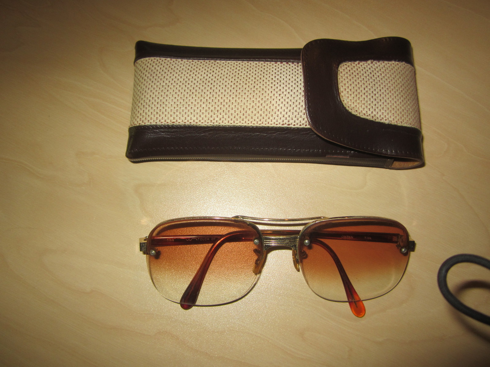 REDUCED Vintage Sunglasses gold and tortoise frame ( case made in Italy)