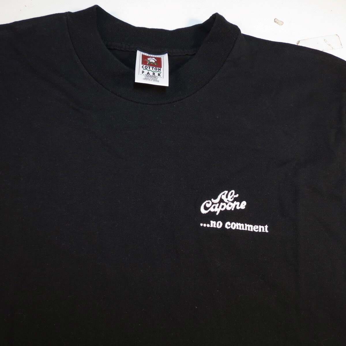 VINTAGE AL CAPONE Crime Boss Chicago Mob GANGSTER SCARFACE T SHIRT Mens M