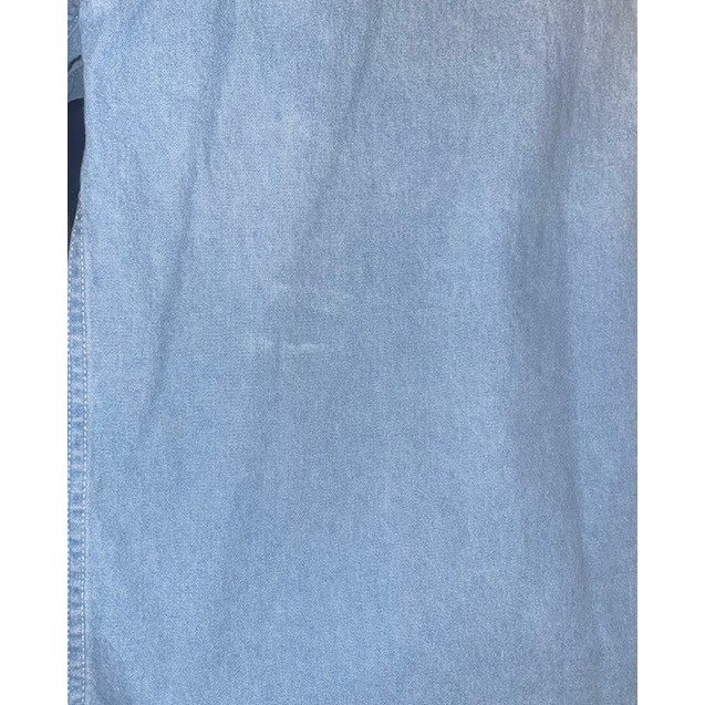 Vtg Women’s Denim Button Down Shirt with USPS Postal Logo XL