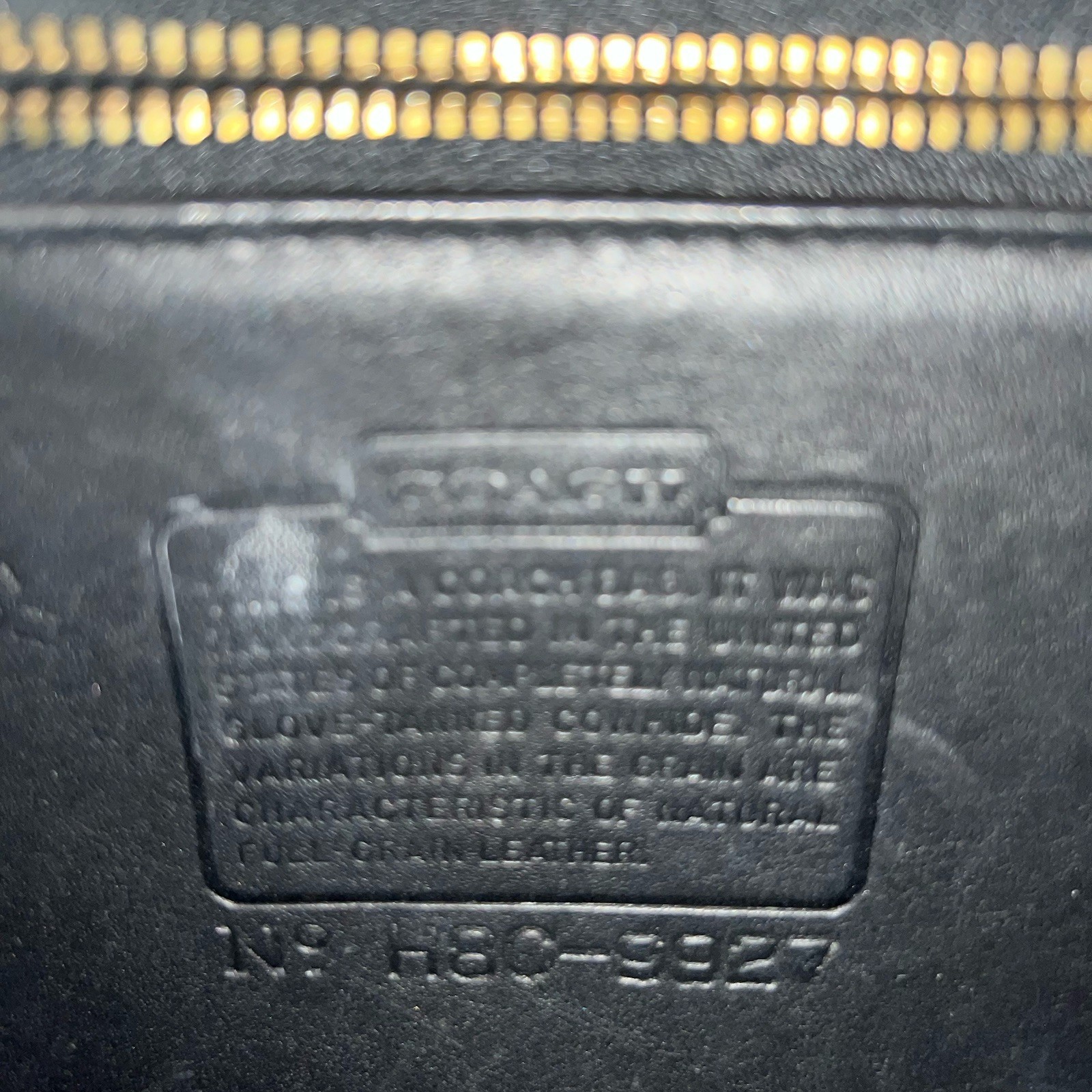Vintage Black Coach Willis Bag 9927 Crossbody & Top Handle Purse Loose Stitching