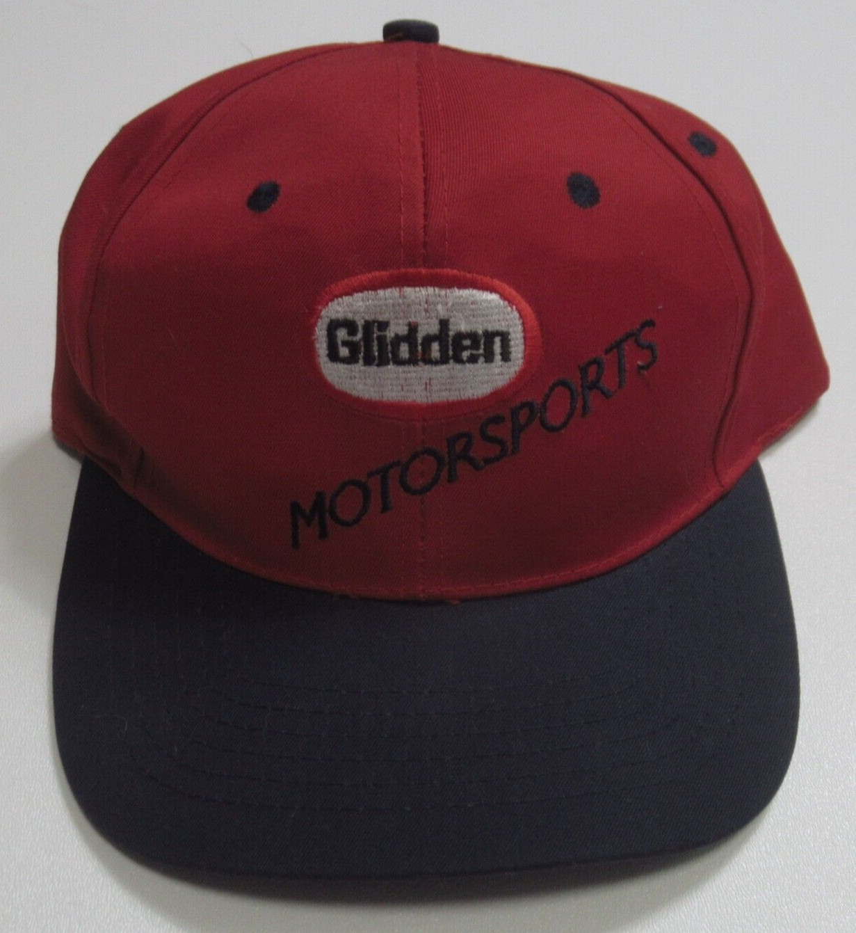 Vintage Glidden Motorsports Snapback Hat Cap Racing Streetwear Sportswear