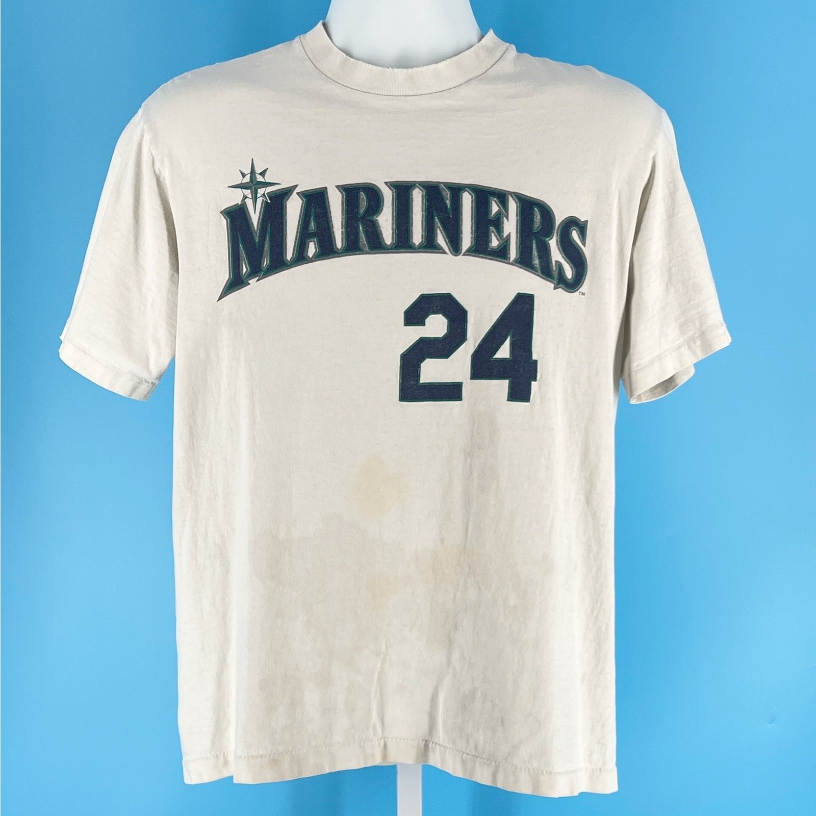 90s MLB Seattle Mariners Ken Griffey Jr Majestic tshirt 1990s vintage