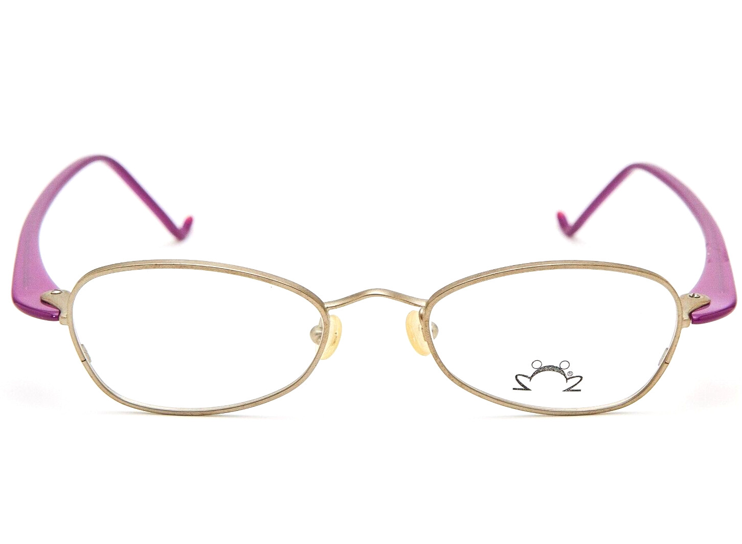 Y2K EYE’DC V126 Glasses Fuchsia Oval Frame Steel Frame Vintage 2000s👓Women