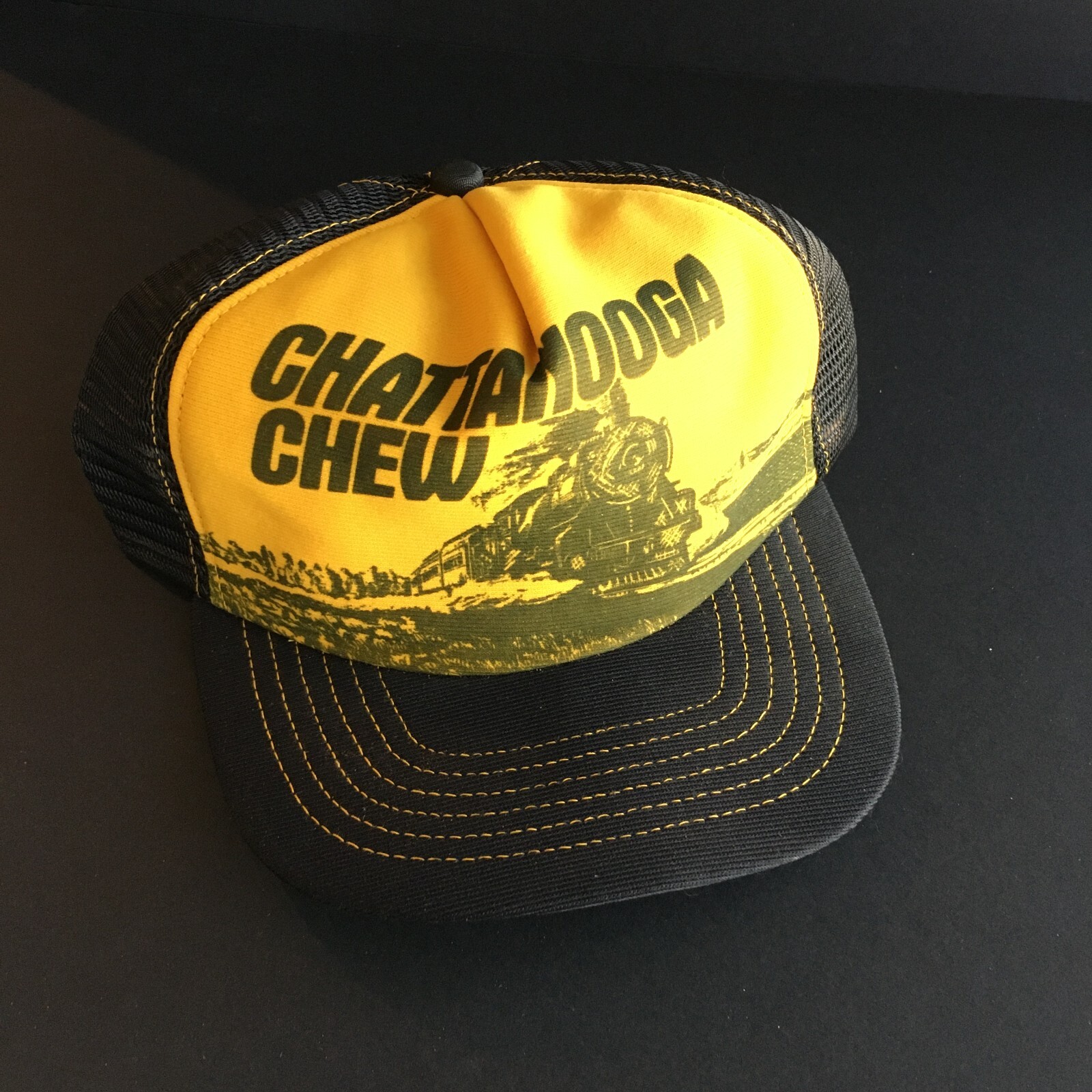 New VTG Chattanooga Chew Mesh Trucker Hat Snapback Polyfoam 7 1/4 -7 5/8
