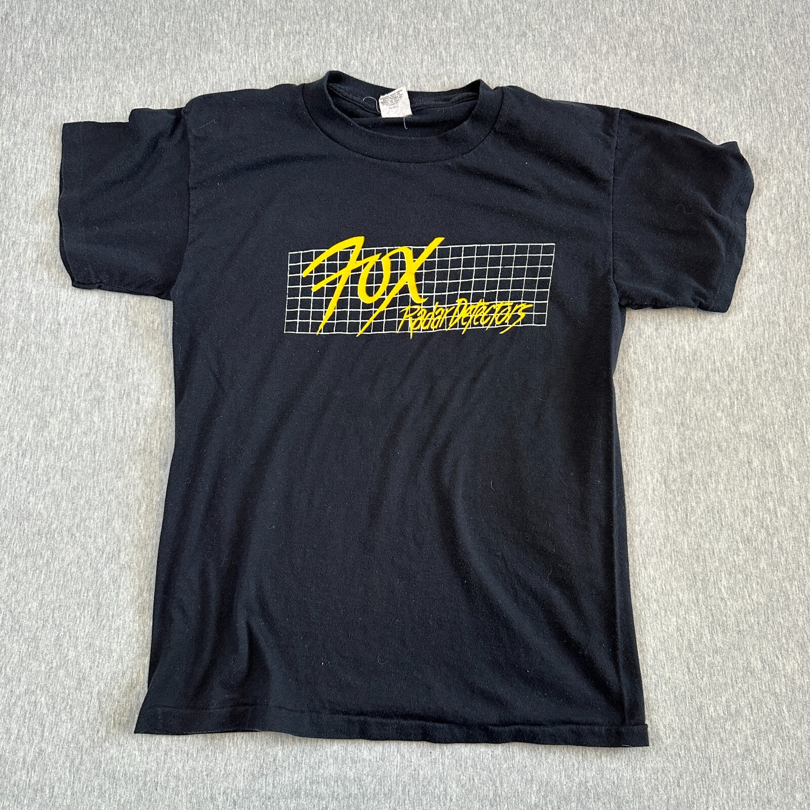 Vintage Fox Radar Detectors Shirt – Sz L – Faded Distressed USA Made See Pics