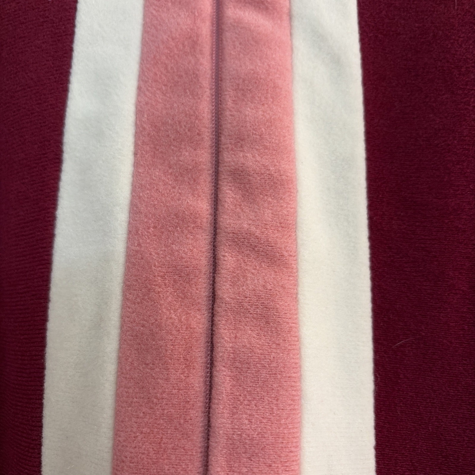 Vtg 70s JC Penney Velour Front Zip Robe 14 Fits L Purple Majenta Pink