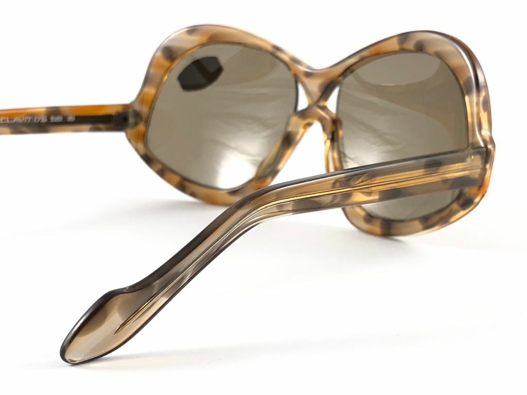 VINTAGE NEOSTYLE CLAVIT 175 OVERSIZED LENSES 1980′ W.GERMANY SUNGLASSES
