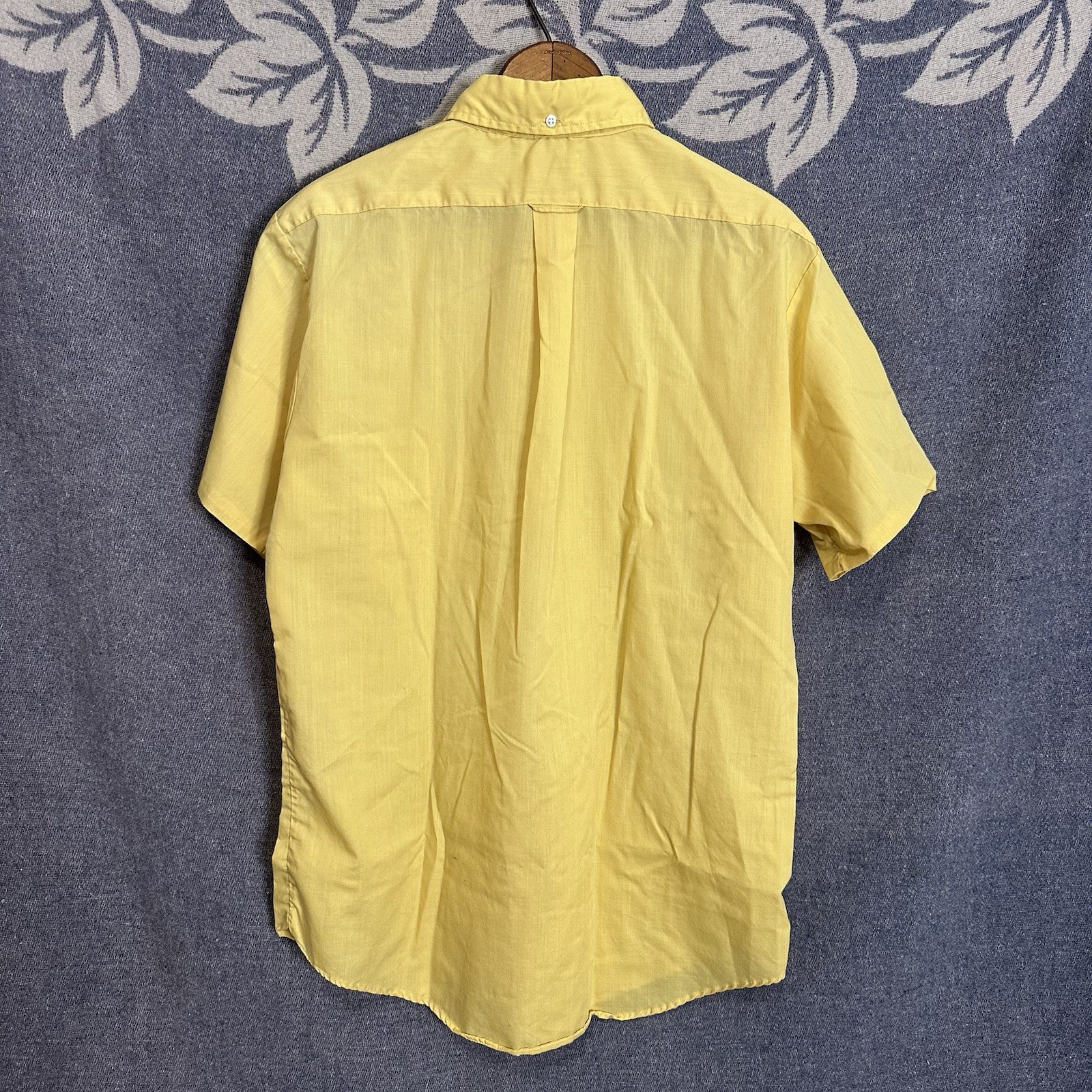 Vintage 1960s Imperial Guard Traditionals Men’s Large 16-16 1/2 Yellow Shirt