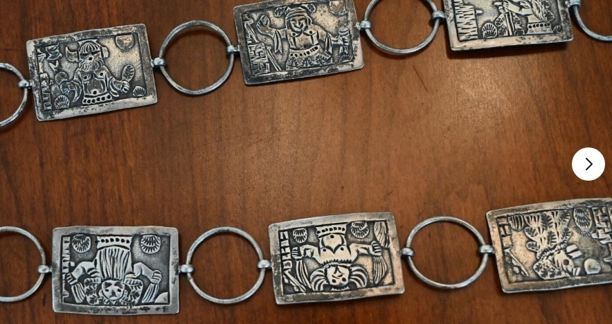 Floyd & Lloyd Becenti Vintage Navajo Sterling Concho belt 42″ or less 173 grams