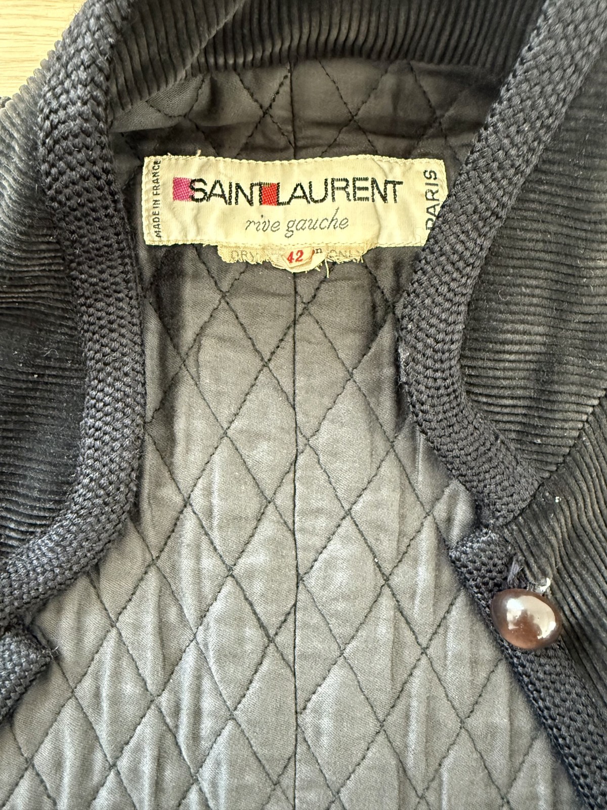 Vintage Yves Saint Laurent Rive Gauche 1976 Ballet Russes Coat