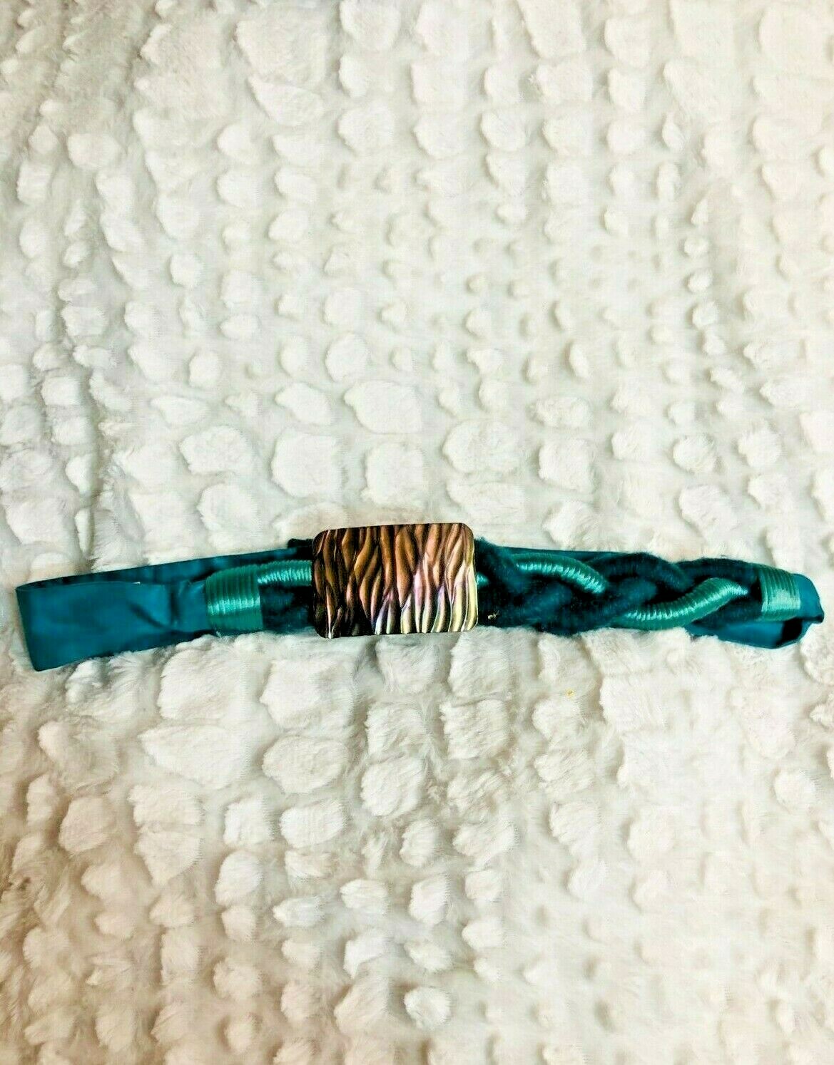 Carolyn Tanner Designs Vintage Green Braided Belt