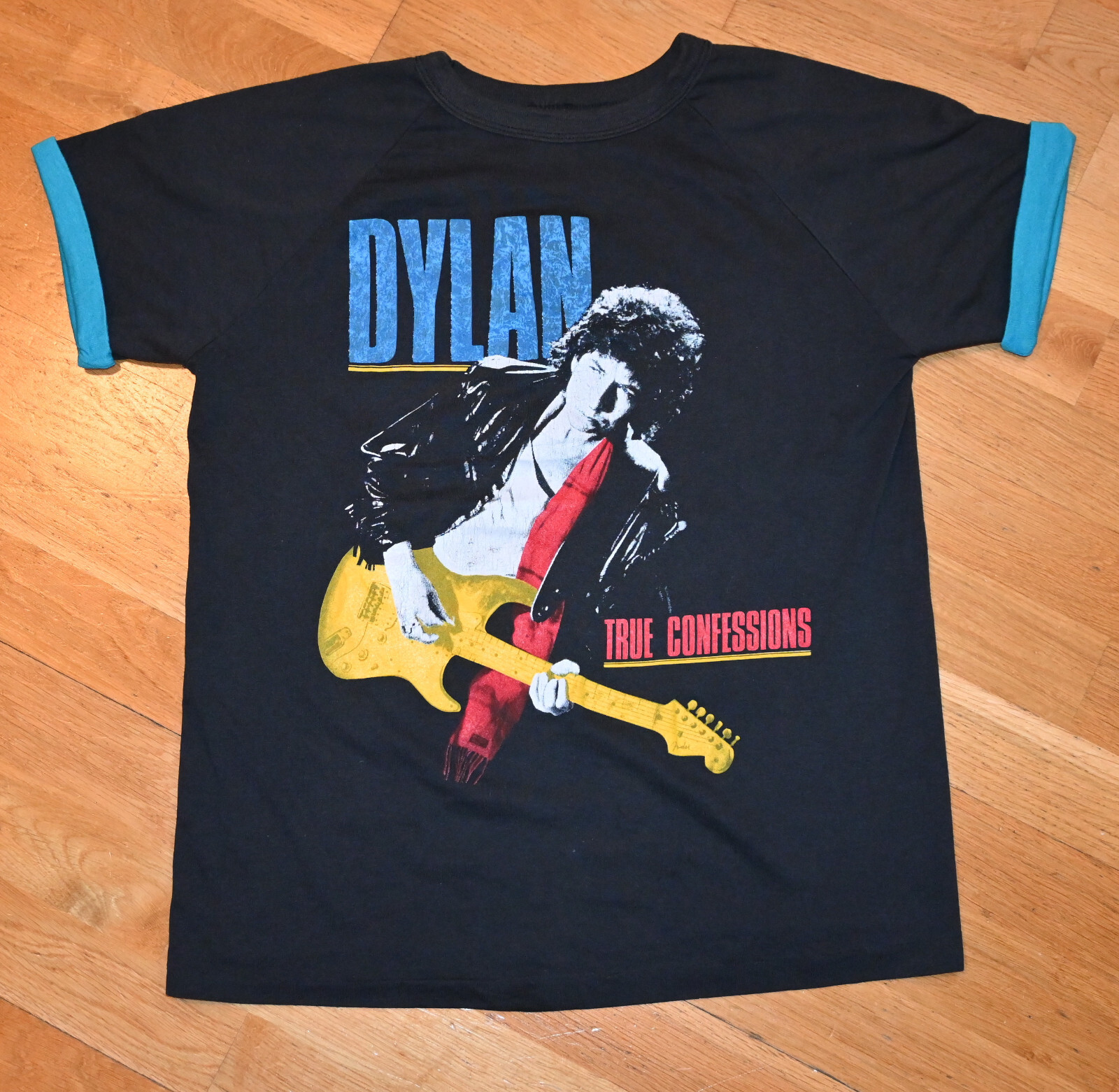 *1986 BOB DYLAN / TOM PETTY* vtg concert tour tee t-shirt (M/L) Rare 80’s 1980’s