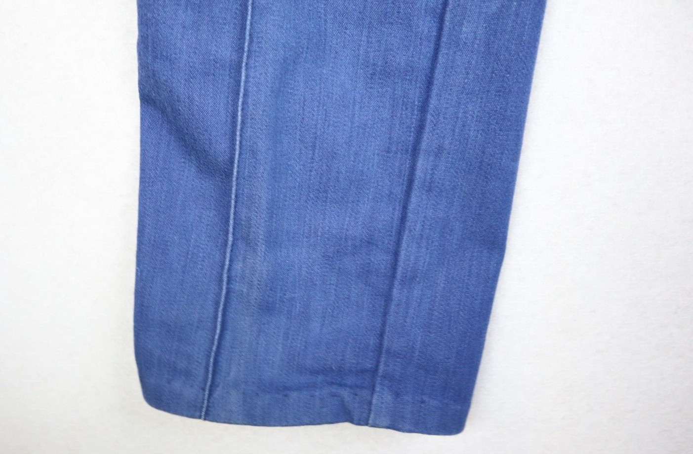 VINTAGE 80s WOMEN’S ELASTIC WAIST PULL-ON JEANS – PRAIRIE ROSE – SIZE S SHORT