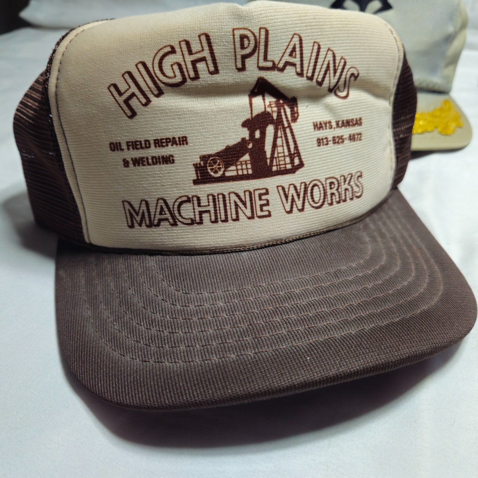 Vintage Lot of 4 Assorted Advertising Trucker Hats Caps Snapback Mesh Oil-field
