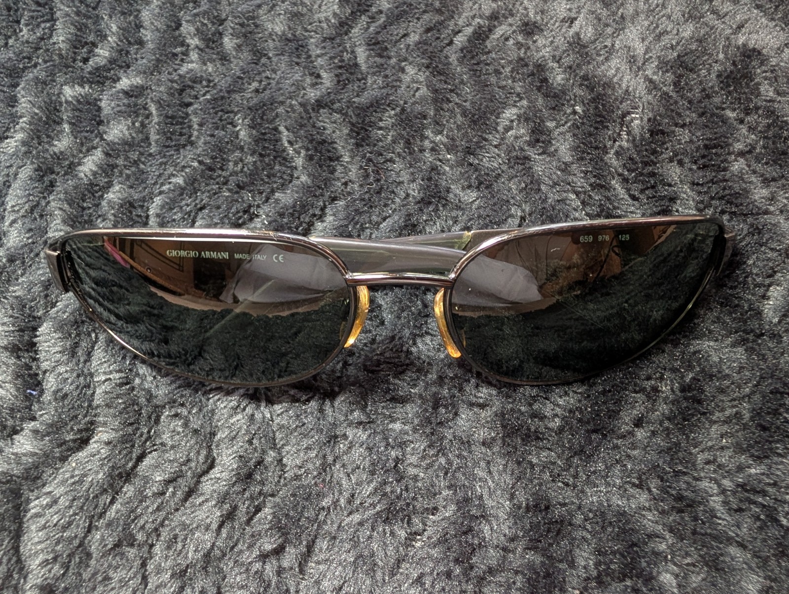 Vintage Giorgio Armani Sunglasses 659 976 125 Made In Italy