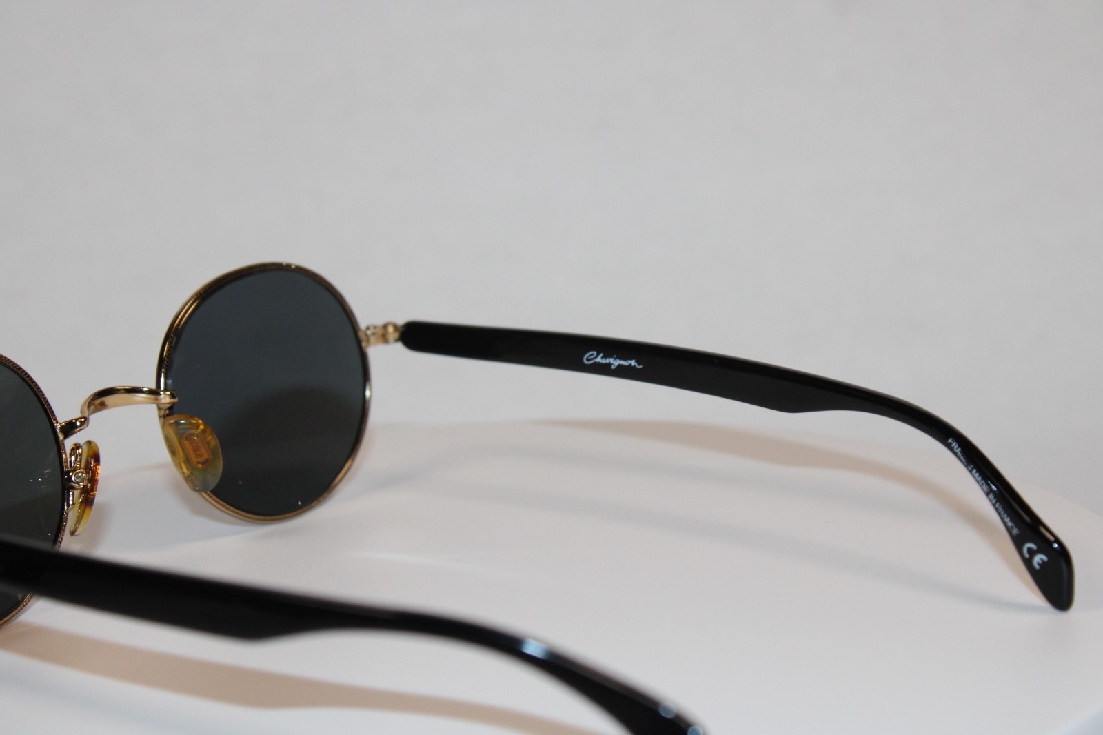 Vintage chevignon Blue reflective madison french sunglasses NOS