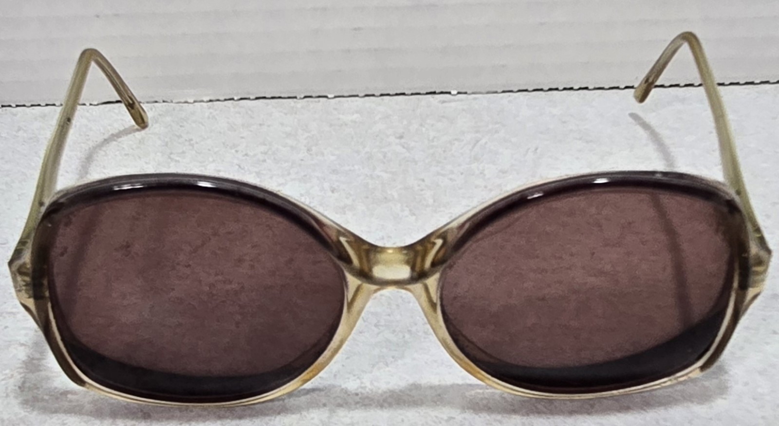 Vintage Womens Sunglasses Frames 52 X 18 Lestar Diane Cognac Mist 1960’s 1970’s