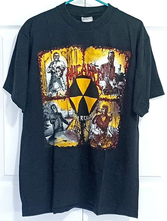 MACABRE Orig Early 1990s XL Grim Reality Shirt 2 Sided Single Stitch Death Metal