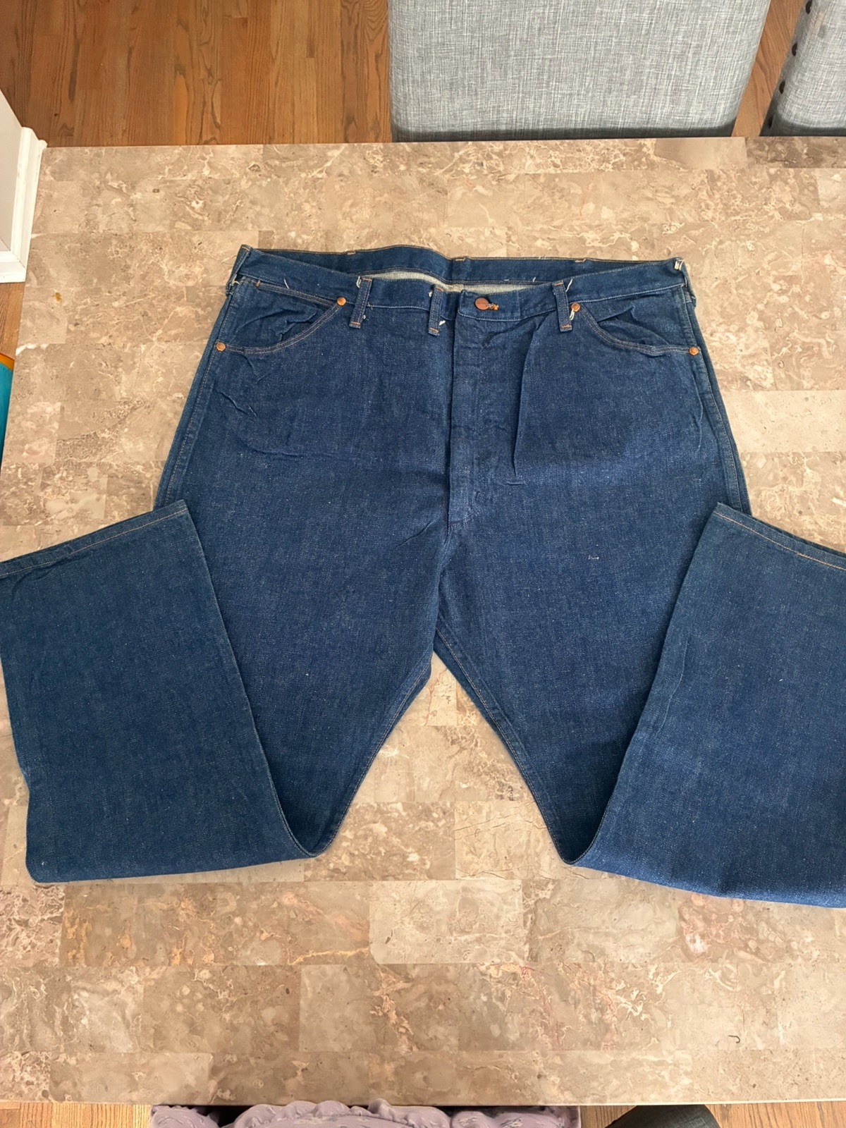 VINTAGE 60’S MAVERICK BLUE BELL DENIM JEANS44x30 MADE IN THE USA