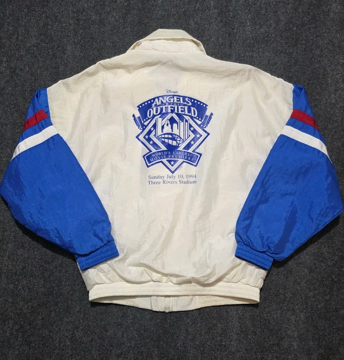 Vintage Angels in The Outfield Disney Jacket Kevin Costner Tv Movie 90s Premiere