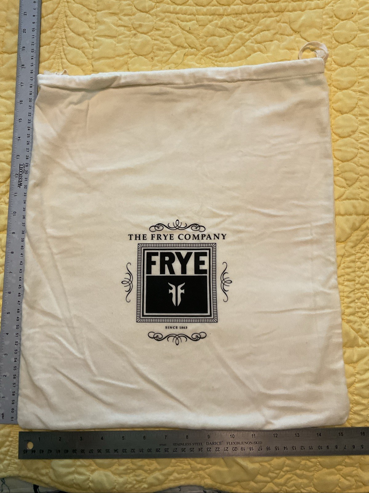 Frye Purse Protective Dust Bag, Soft Cotton, Never Used