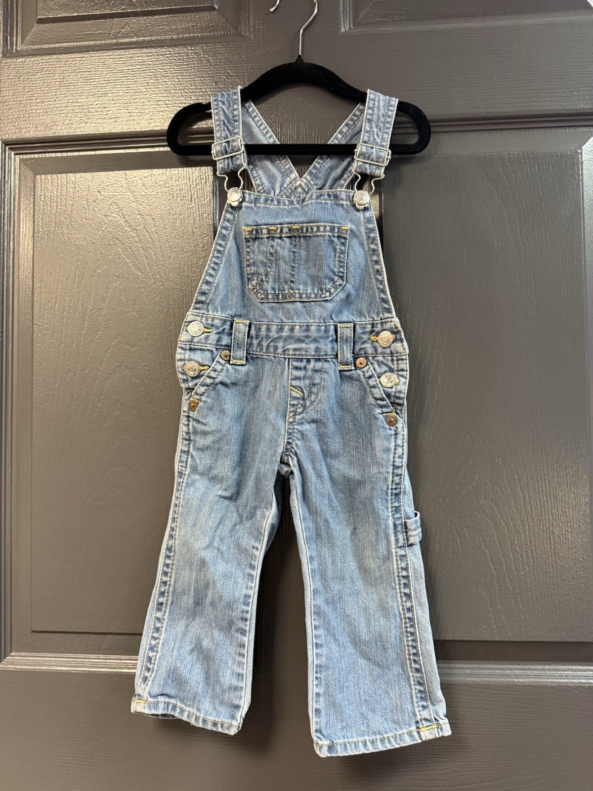 Vintage True Religion Infant Overalls 100% Cotton Made of USA Materials 12-18 Mo