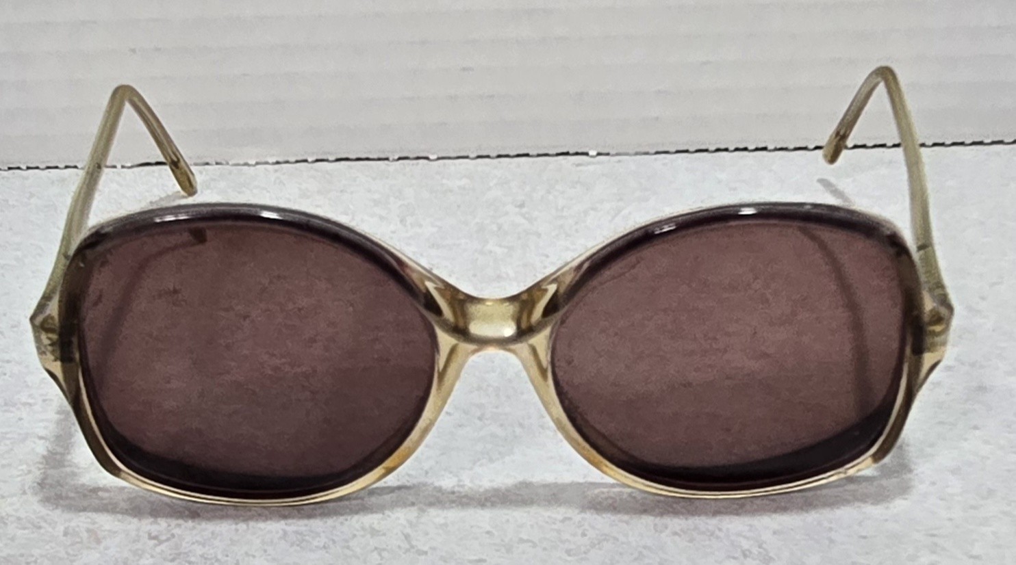 Vintage Womens Sunglasses Frames 52 X 18 Lestar Diane Cognac Mist 1960’s 1970’s