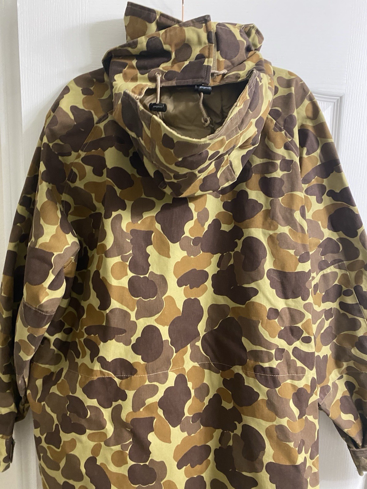 Vintage Mount’n Prairie Duck Brown Camo Hunting Hooded Field Gorpcore Jacket L