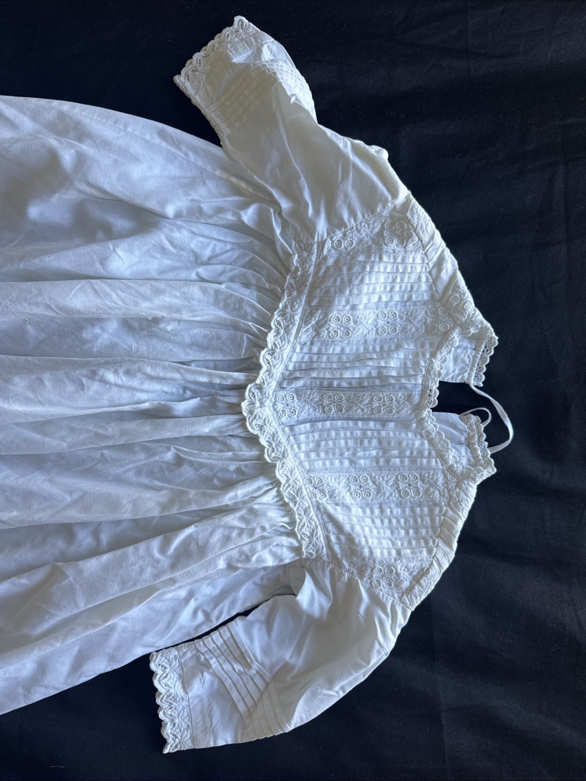 Beautiful White Christening Baptism Gown With Stunning Detail