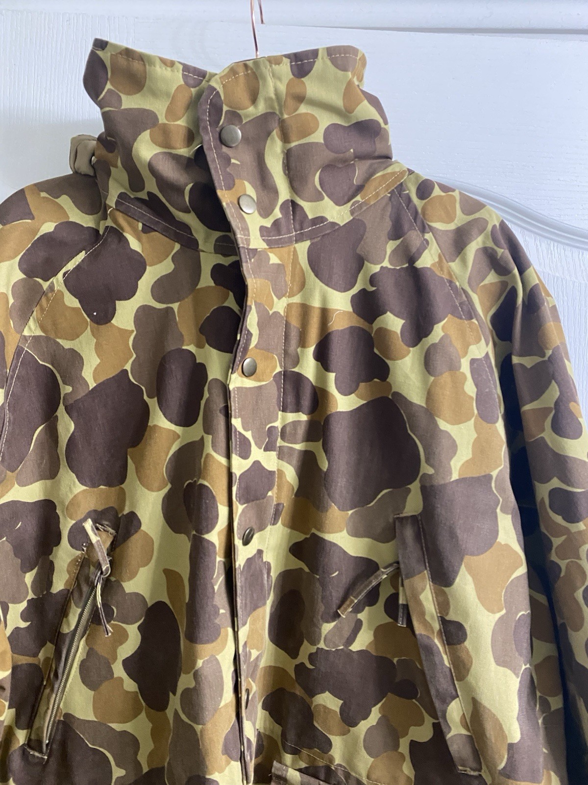 Vintage Mount’n Prairie Duck Brown Camo Hunting Hooded Field Gorpcore Jacket L