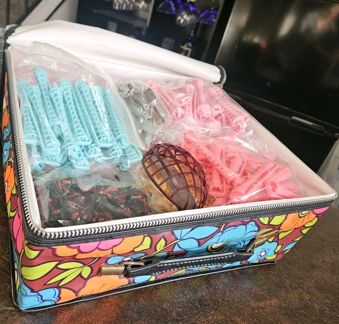 Vintage Set N Style Bobby Pins Curlers Perm Stylists Case Pin-up To Wong Foo Lot