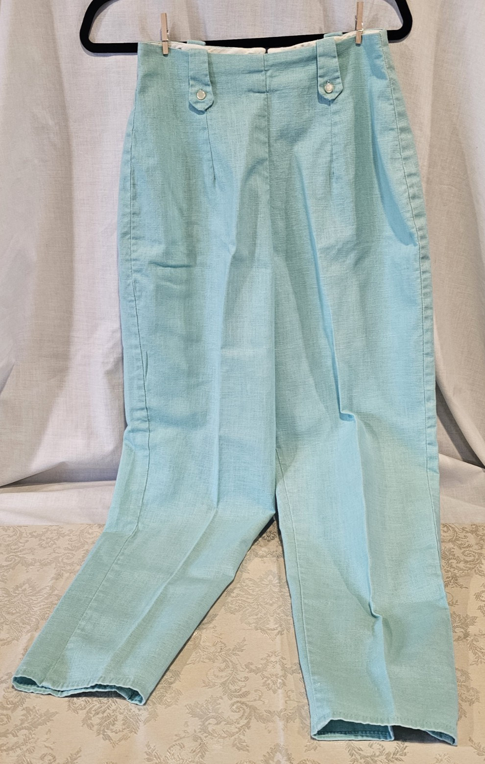 Vintage Mode O’Day Styled in CA Womens High Rise Side Zip Straight Leg 28 Waist