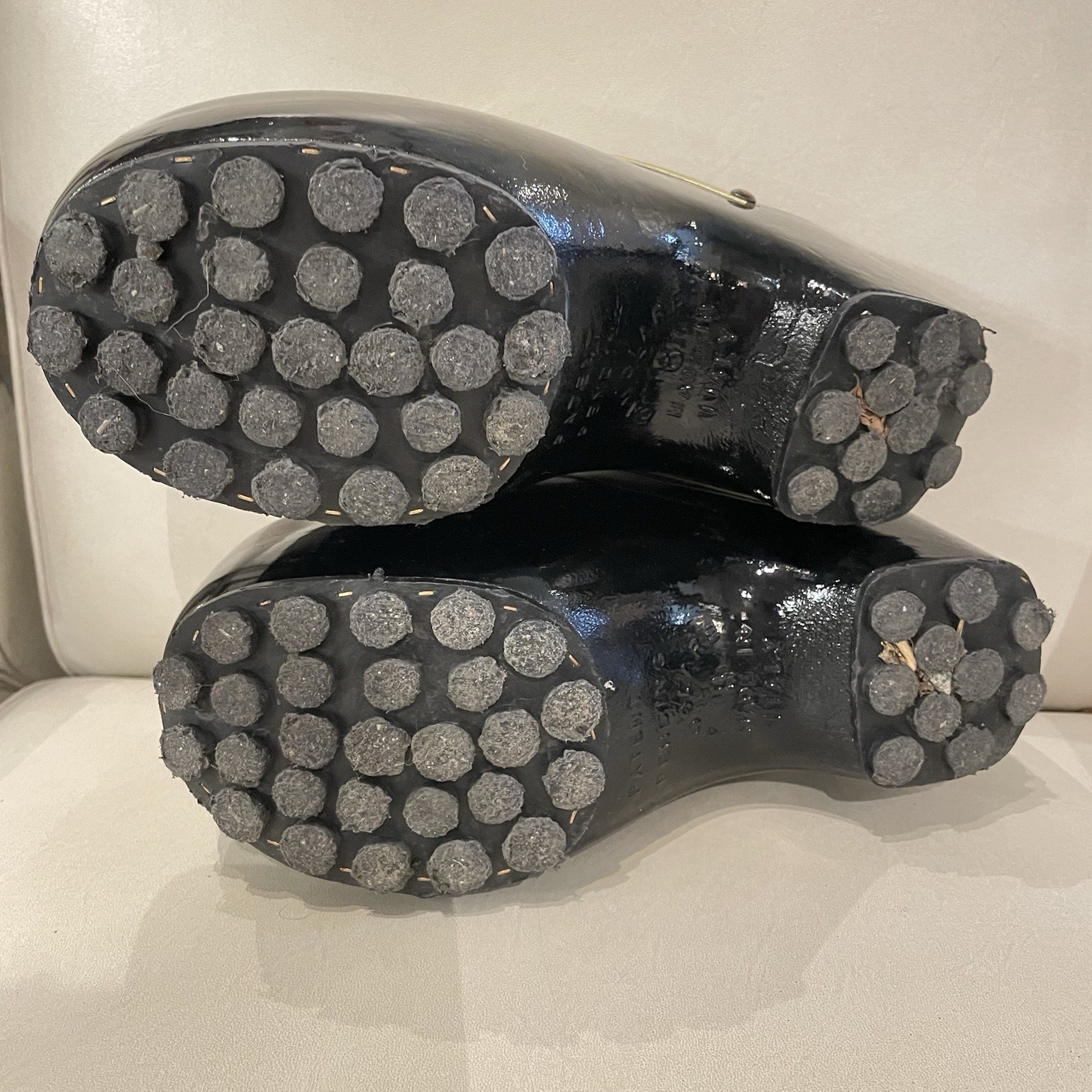 70s Famolare Amsterdam Black Dutch Bubble Clogs Fiberglass Size 8 Made In Italy
