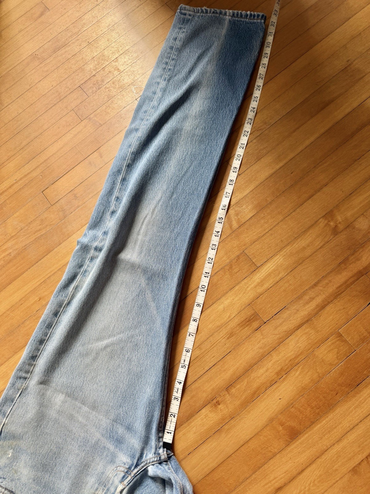 Vintage DISTRESSED LEVI’S 501xx Jeans WPL 423 Cotton Buttonfly Men Unisex 31×33