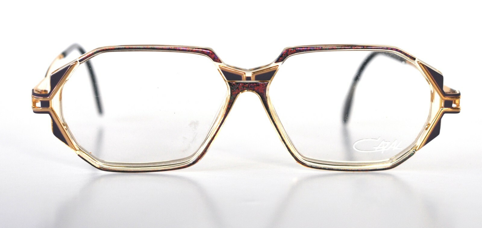 Cazal Vintage Eyeglasses – NOS – Model 361 – Col.801 – Gold & Marble Purple