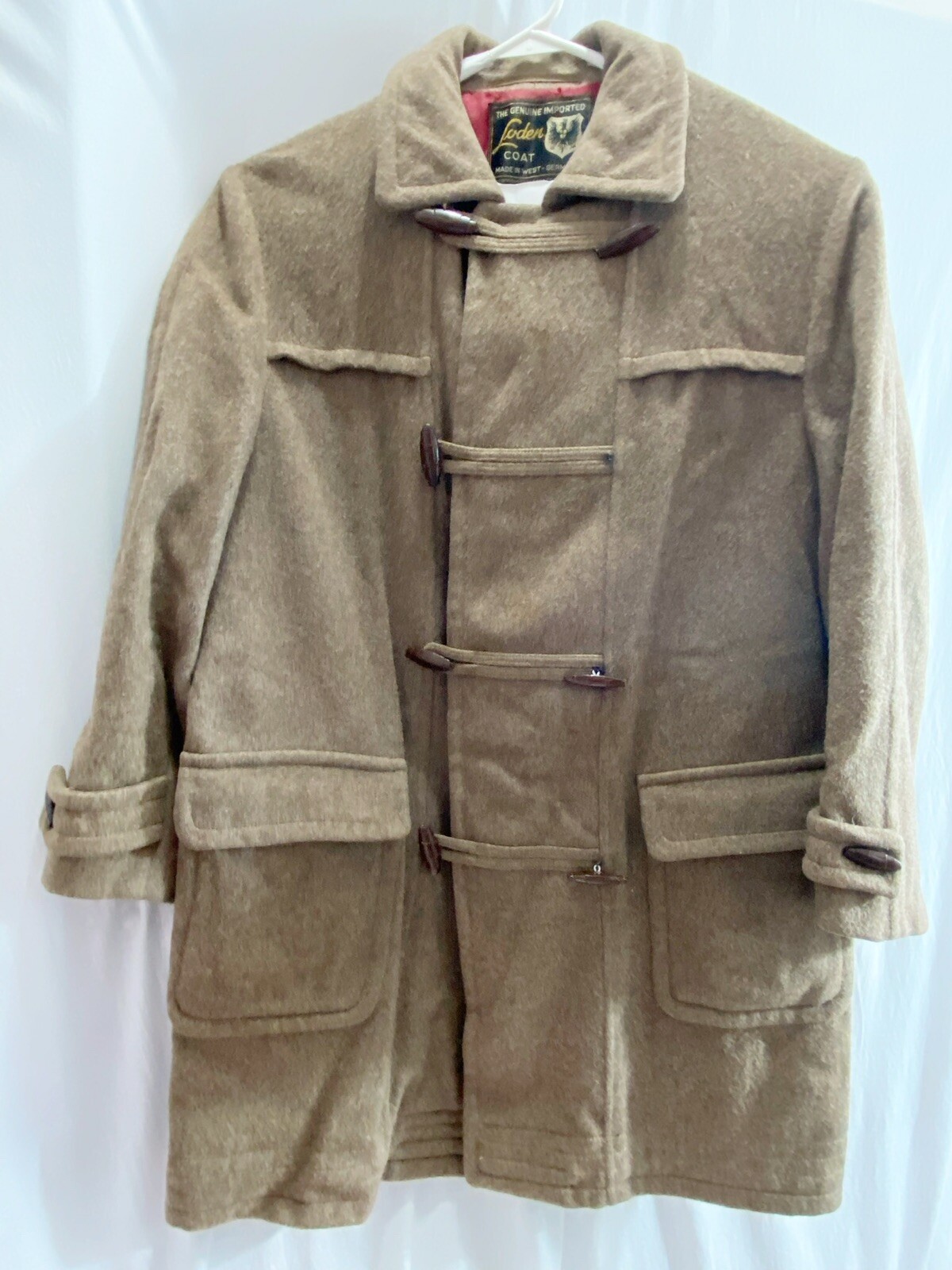 VTG Men’s Loden Frey Toggle Duffle Coat Genuine Imported Made in West Germany