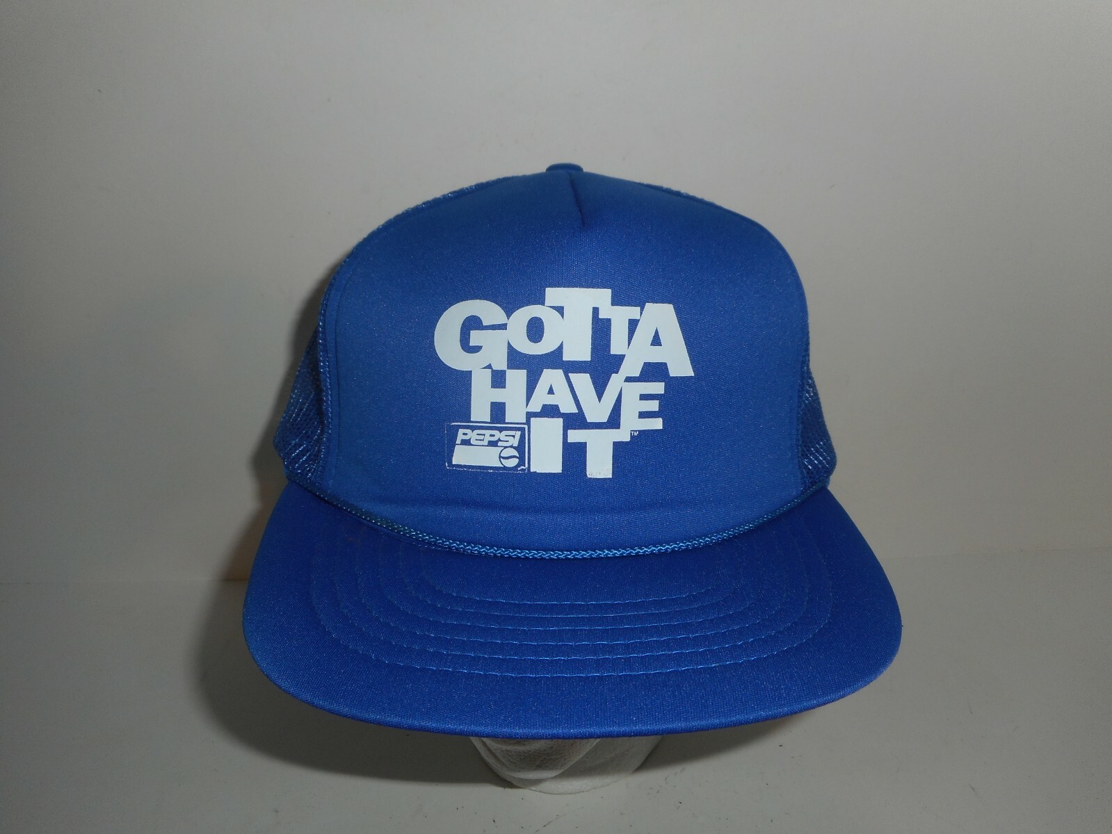 Vintage 80s 90s Pepsi Gotta Gave It Trucker Snapback Hat Cap