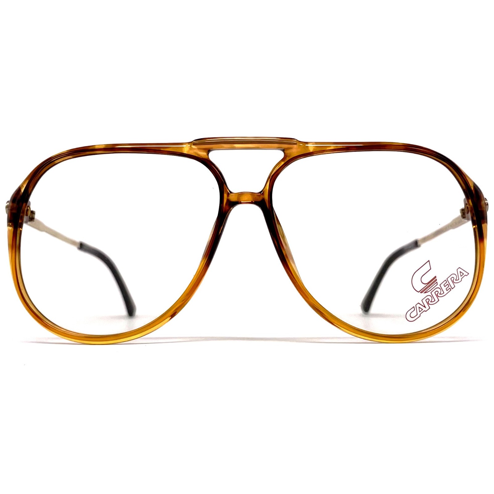 NOS Vintage Carrera 5321 Aviator Frames Tortuga/Crystal Medium 1980s Germany