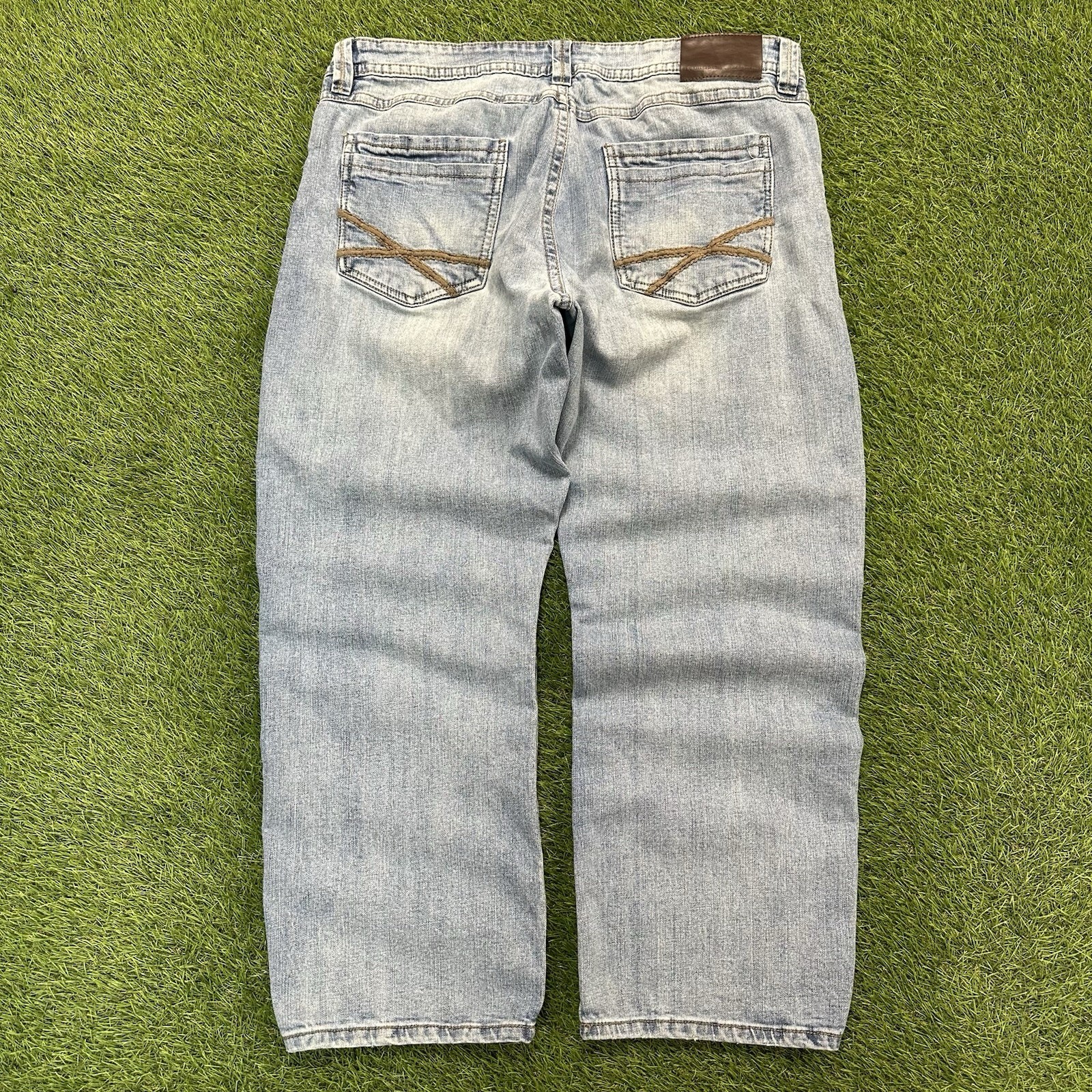 Vintage 2000s Y2K Axel Slim bootcut light wash jeans size 38×30 Measured 38×29