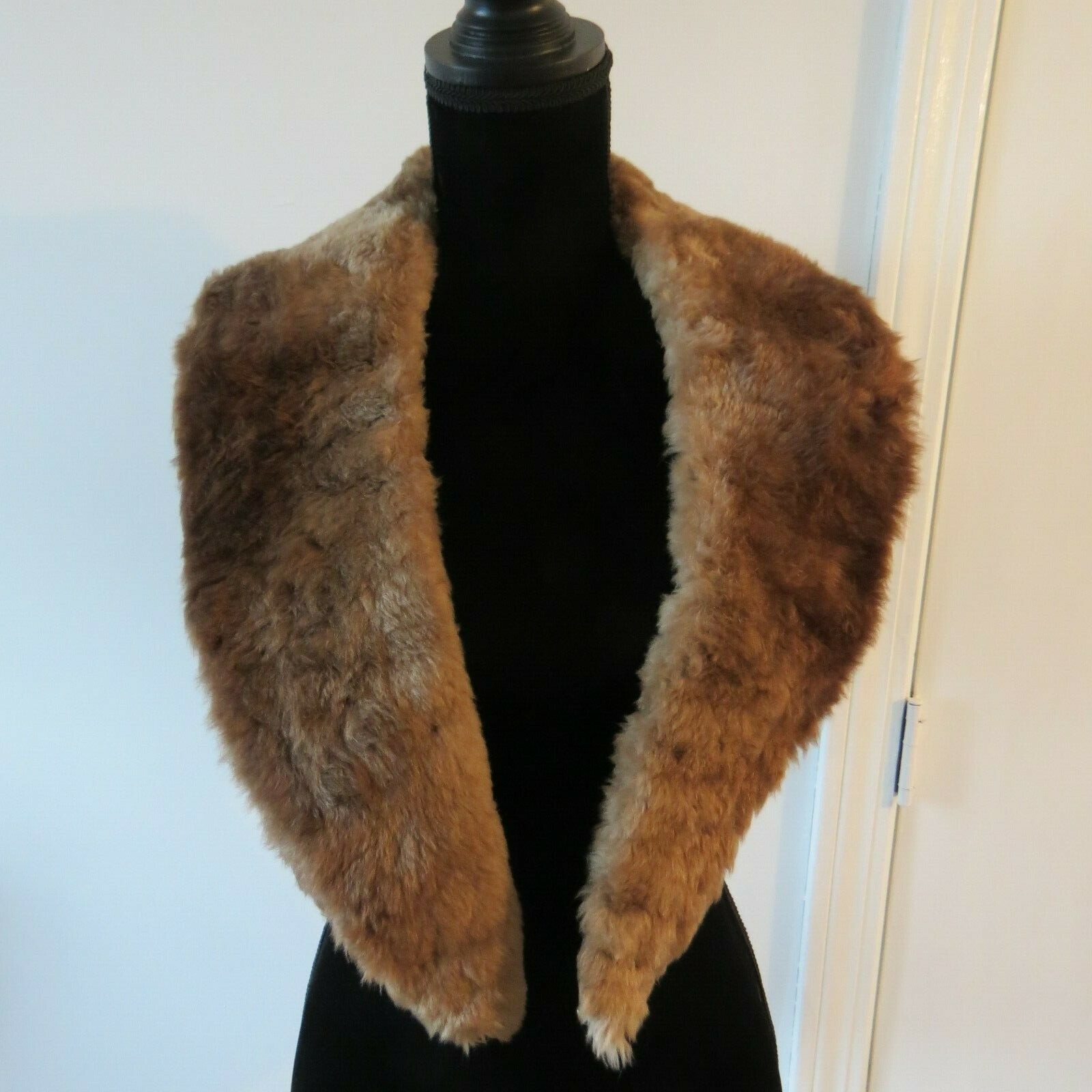 Genuine Brown Sheared Beaver Collar 48″ Long